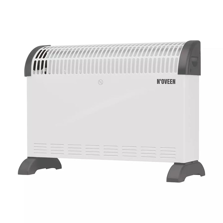 Konvekčný elektrický radiátor, 2000 W, termostat, biely, Noveen