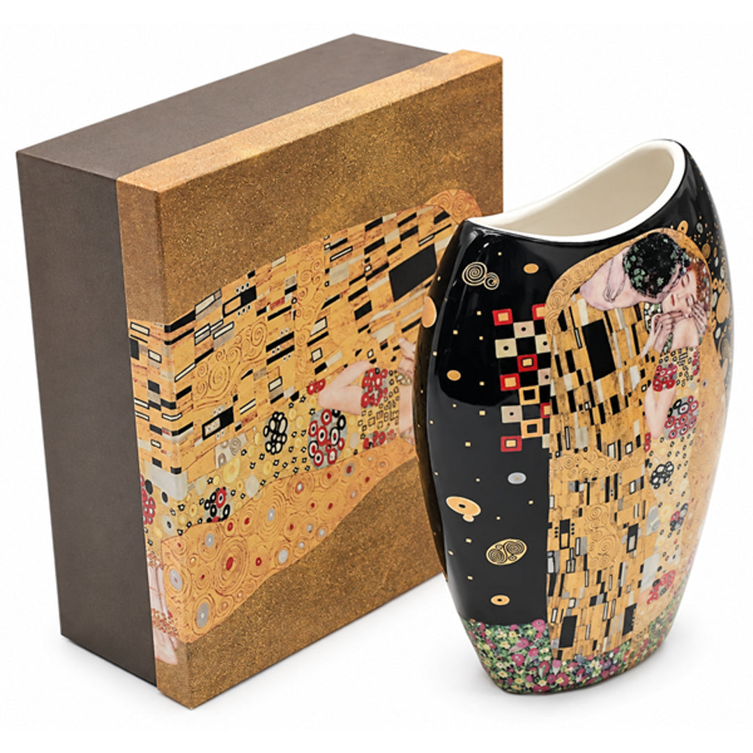 Porcelánová váza Gustav Klimt – Bozk kráľovnej Izabely