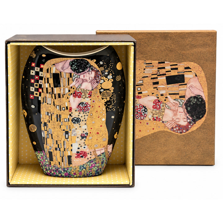 Porcelánová váza Gustav Klimt – Bozk kráľovnej Izabely