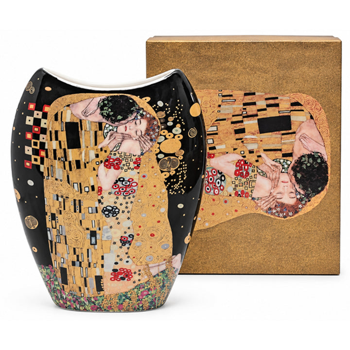 Porcelánová váza Gustav Klimt – Bozk kráľovnej Izabely
