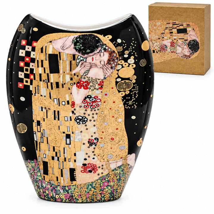 Porcelánová váza Gustav Klimt – Bozk kráľovnej Izabely