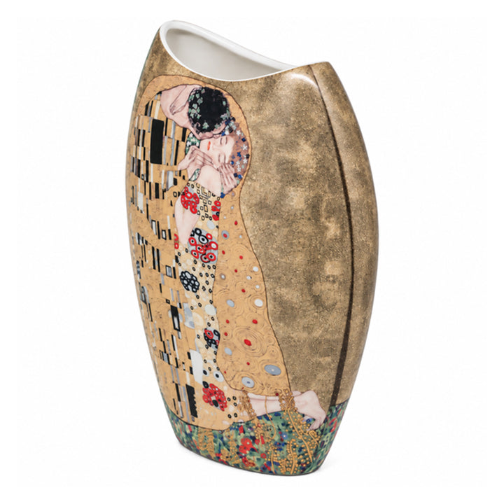 Porcelánová váza v darčekovej krabičke, kolekcia Klimt – Bozk