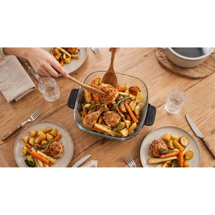 Beztuková fritéza air fryer LOVIO PureFry Ultra Crisp LVAF003BK 4 l + 1,5 l, 1550 W, čierna, so sklenenými nádobami