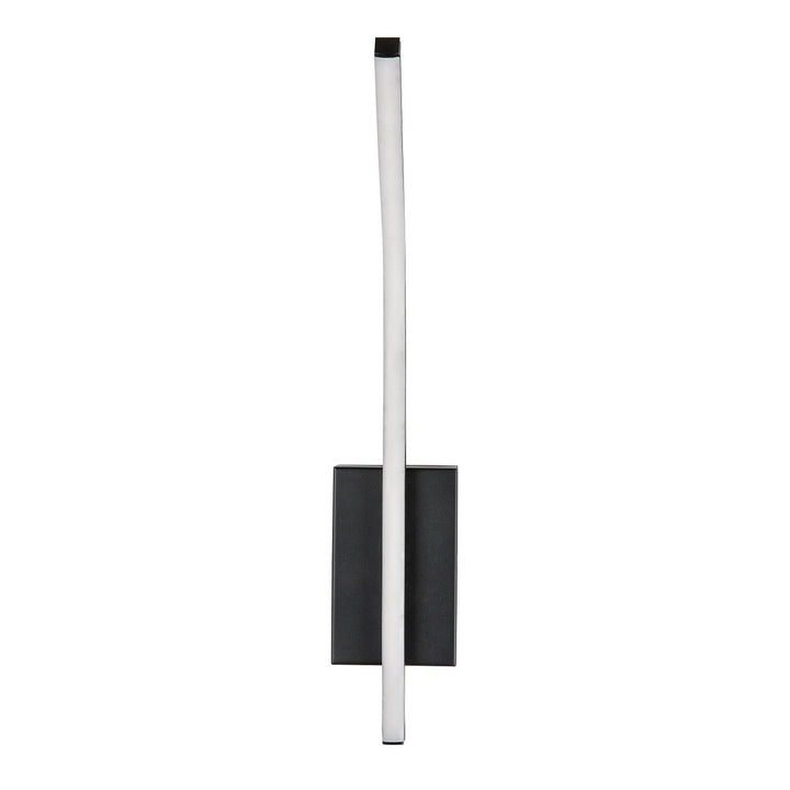 Interiérová nástenná lampa Tilmann, čierna, LED 10 W, 550 lm, 4000 K, výška 36 cm, IP44, dotykové ovládanie, 75088