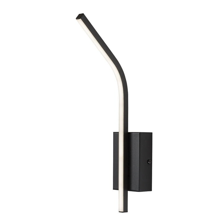Interiérová nástenná lampa Tilmann, čierna, LED 10 W, 550 lm, 4000 K, výška 36 cm, IP44, dotykové ovládanie, 75088