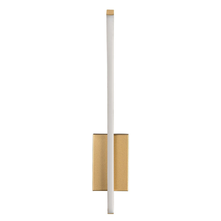 Interiérová nástenná lampa Tilmann, zlatá, LED 10 W, 550 lm, 4000 K, výška 36 cm, IP44, dotykové ovládanie, 75089