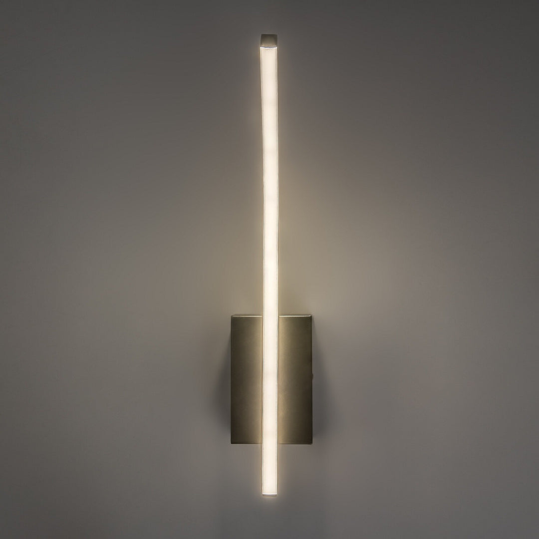Interiérová nástenná lampa Tilmann, farba gunmetal, LED 10 W, 550 lm, 4000 K, výška 36 cm, IP44, dotykové ovládanie, 75 000