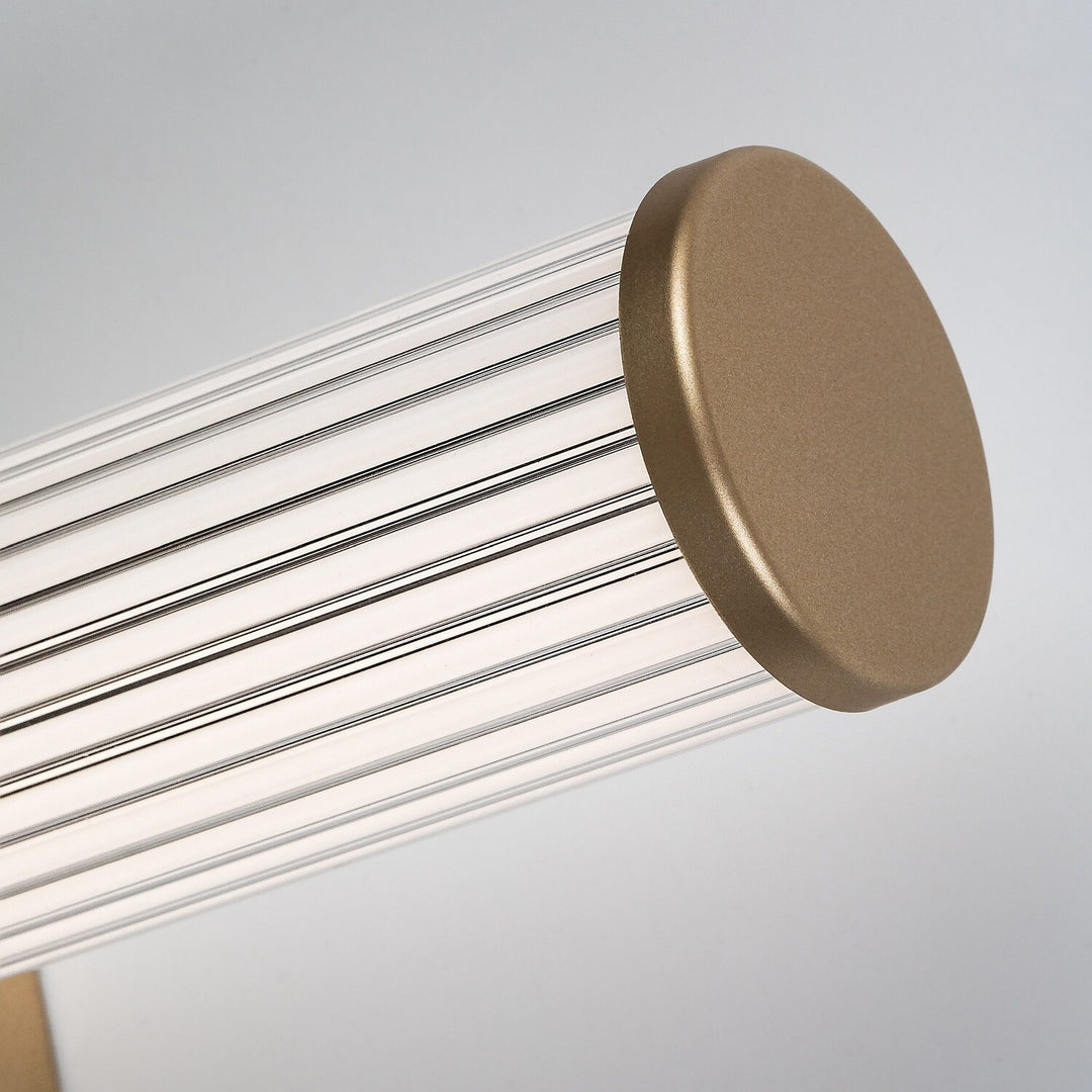 Kúpeľňová nástenná lampa, Calyn, LED 8 W, 4000 K, 620 lm, dĺžka 40 cm, zlatá, IP44, 75104