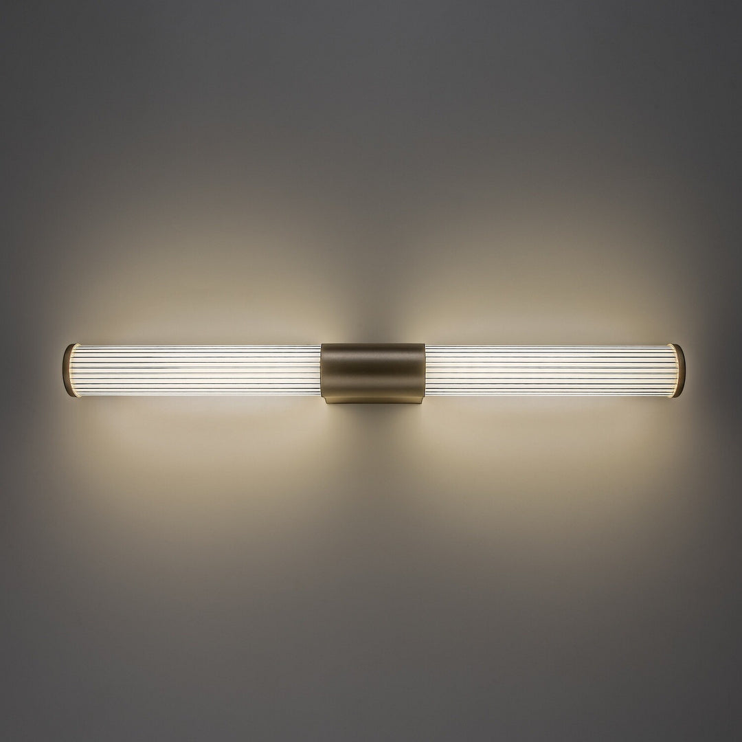 Kúpeľňová nástenná lampa, Calyn, LED 15 W, 4000 K, 1450 lm, dĺžka 60 cm, zlatá, IP44, 75105