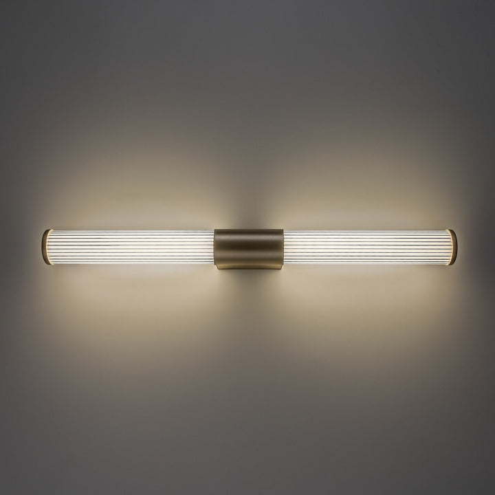 Kúpeľňová nástenná lampa, Calyn, LED 15 W, 4000 K, 1450 lm, dĺžka 60 cm, zlatá, IP44, 75105