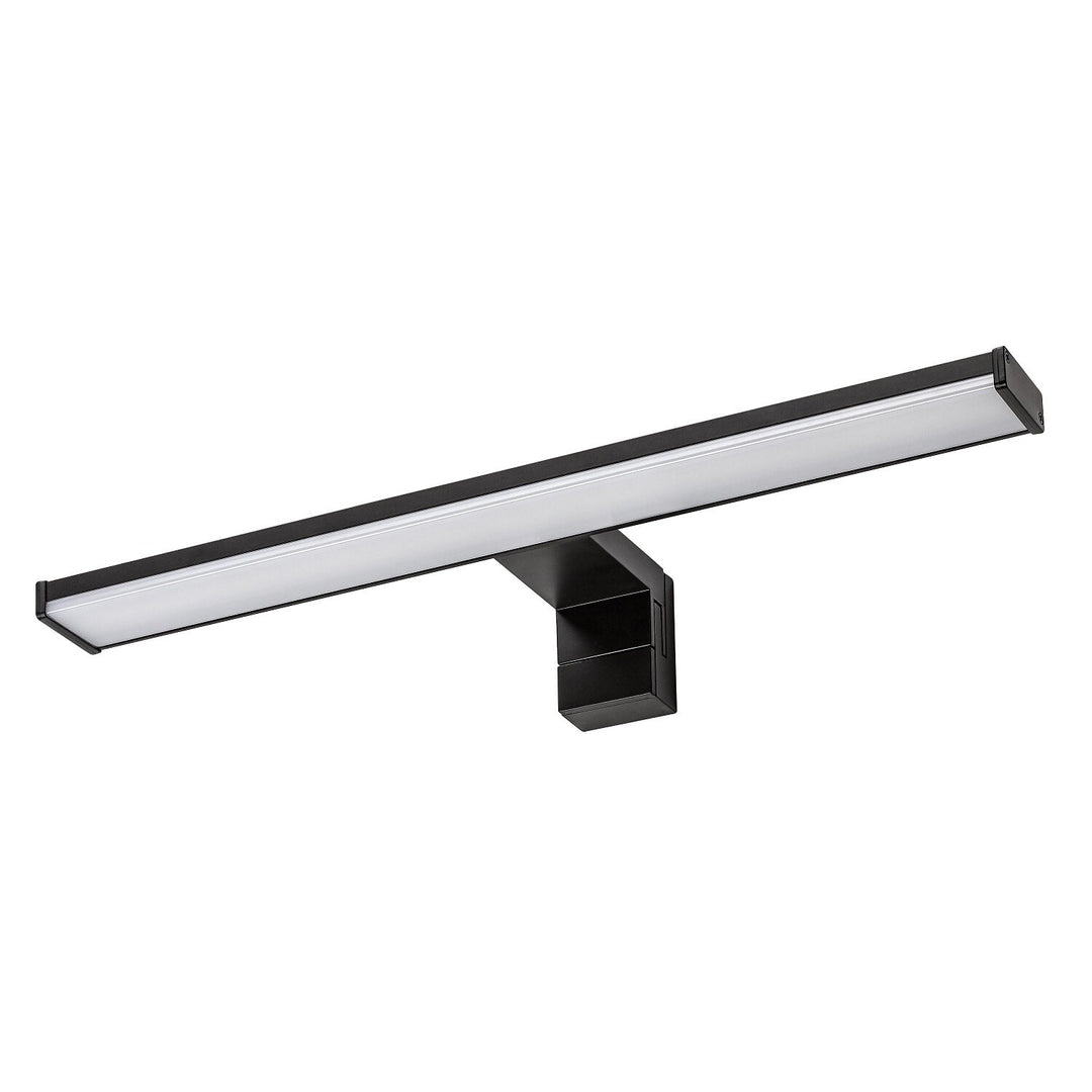 Kúpeľňová nástenná lampa, Seyra, LED 8 W, 4000 K, 650 lm, dĺžka 40 cm, čierna, IP44, 75112