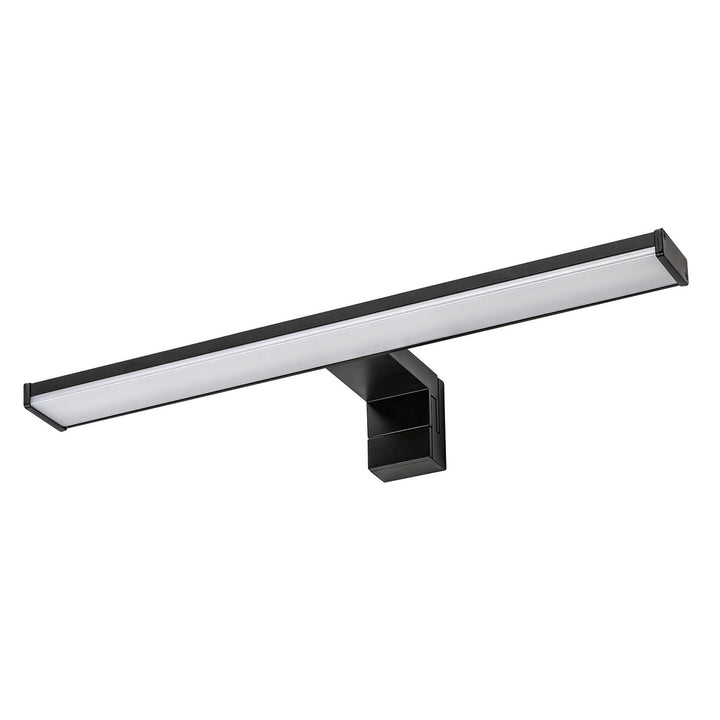 Kúpeľňová nástenná lampa, Seyra, LED 8 W, 4000 K, 650 lm, dĺžka 40 cm, čierna, IP44, 75112