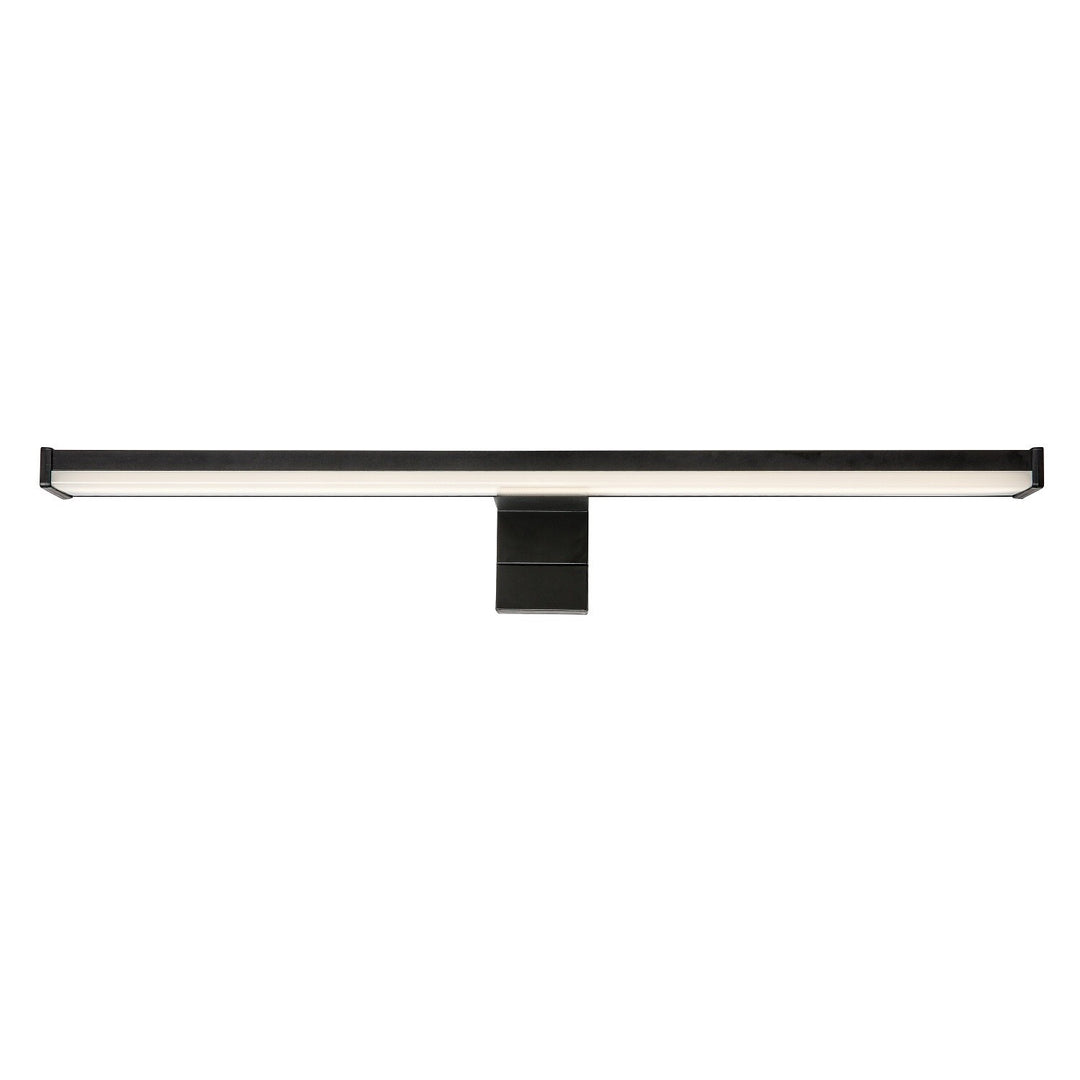 Kúpeľňová nástenná lampa, Seyra, LED 8 W, 4000 K, 650 lm, dĺžka 40 cm, čierna, IP44, 75112