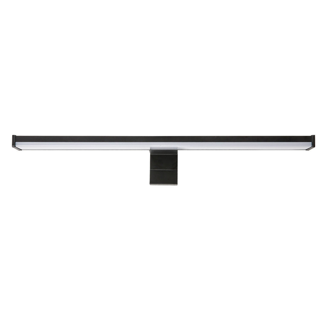 Kúpeľňová nástenná lampa, Seyra, LED 8 W, 4000 K, 650 lm, dĺžka 40 cm, čierna, IP44, 75112