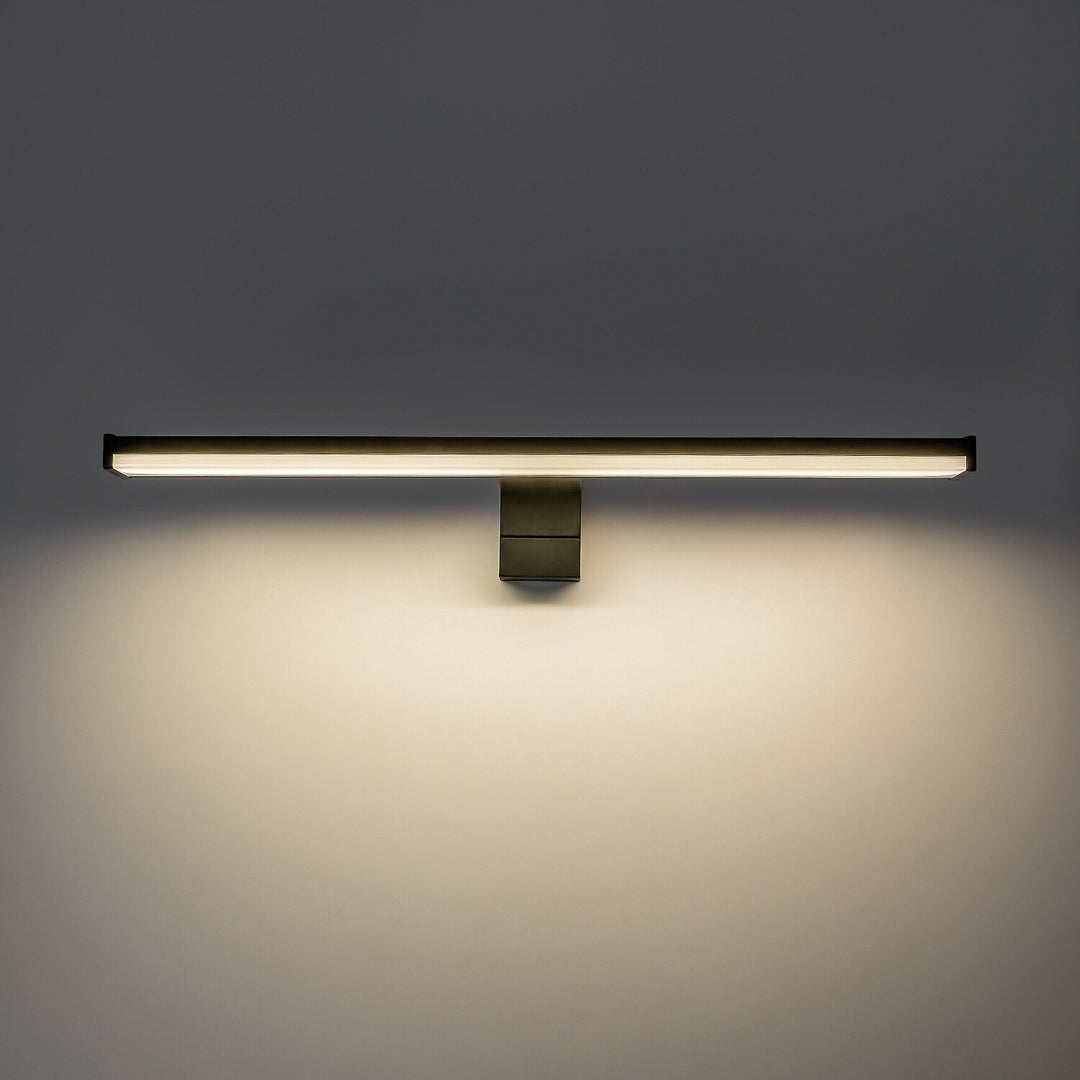 Kúpeľňová nástenná lampa, Seyra, LED 8 W, 4000 K, 650 lm, dĺžka 40 cm, čierna, IP44, 75112