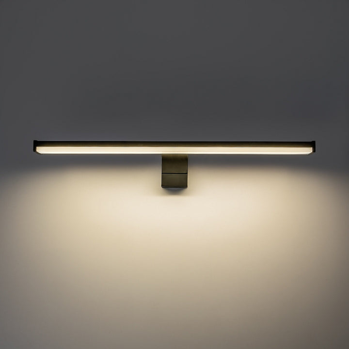 Kúpeľňová nástenná lampa, Seyra, LED 8 W, 4000 K, 650 lm, dĺžka 40 cm, čierna, IP44, 75112