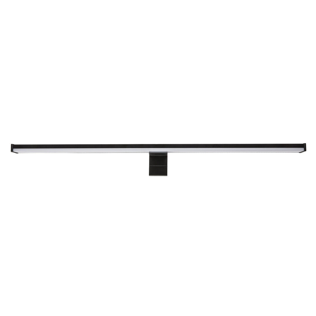 Kúpeľňová nástenná lampa, Seyra, LED 12 W, 4000 K, 910 lm, dĺžka 60 cm, čierna, IP44, 75113
