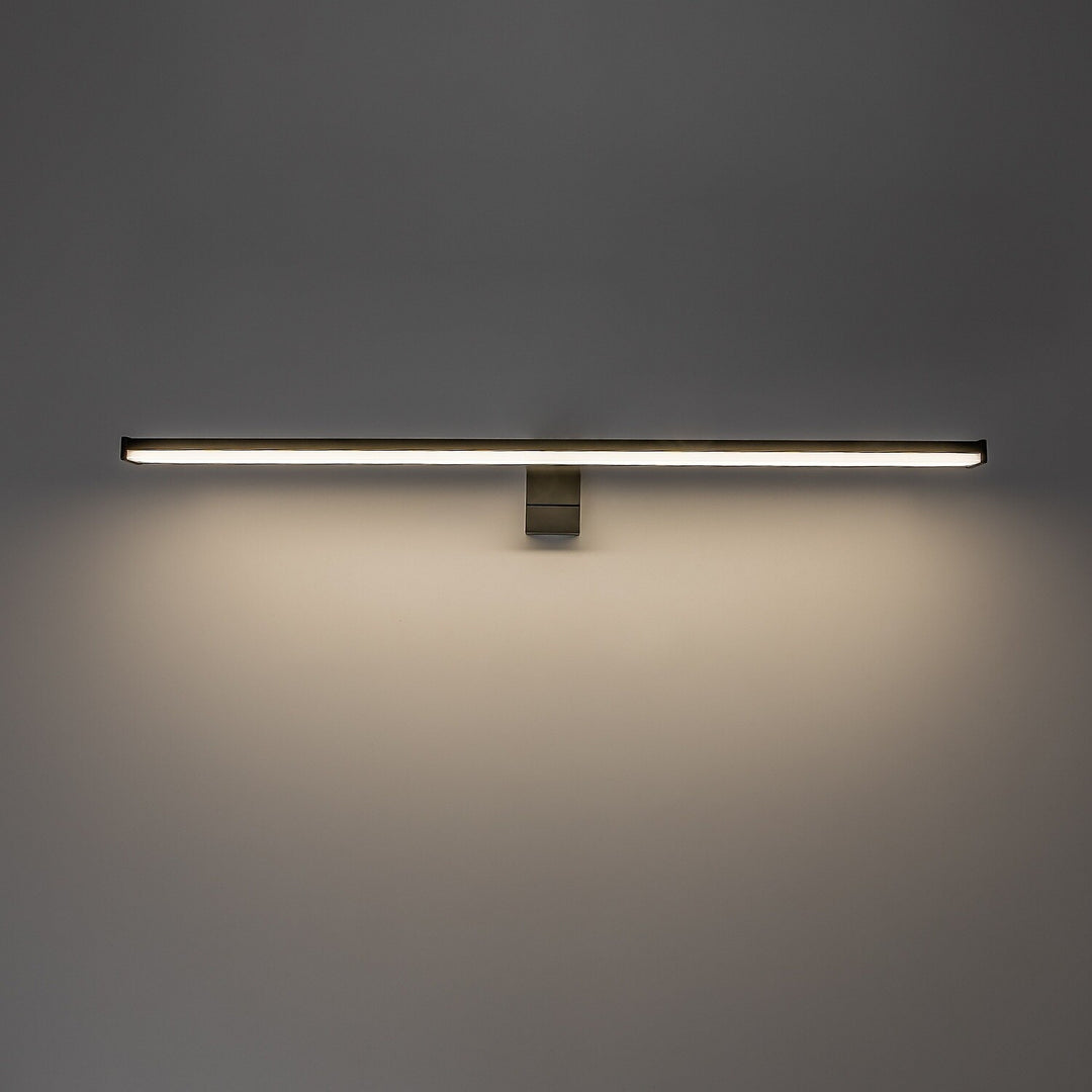 Kúpeľňová nástenná lampa, Seyra, LED 12 W, 4000 K, 910 lm, dĺžka 60 cm, čierna, IP44, 75113