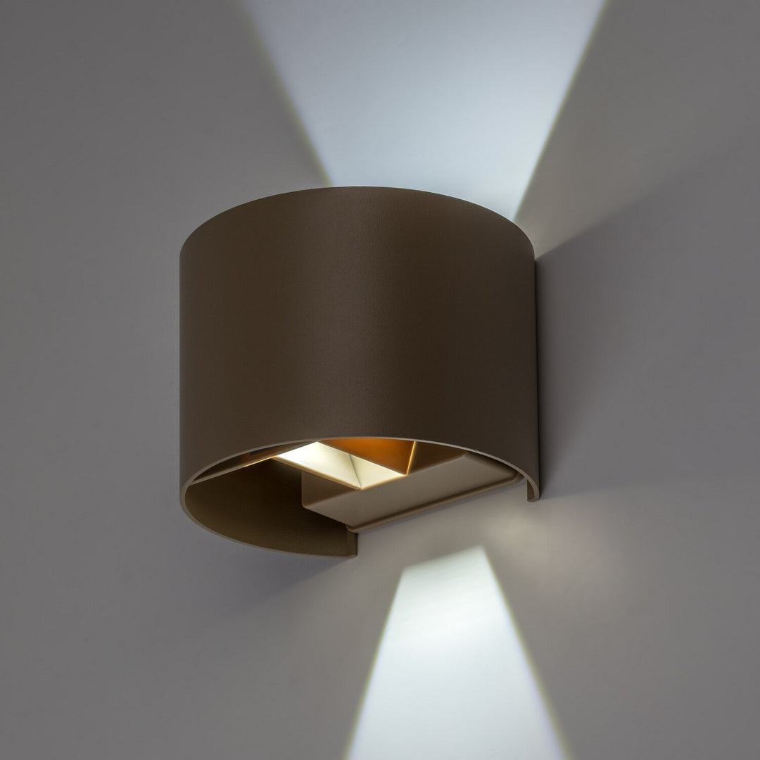 Vonkajšia nástenná lampa, Virna, LED 5 W, 420 lm, farba svetla 2700, 4000, 6500 K, IP54, šedo-béžová, 77217