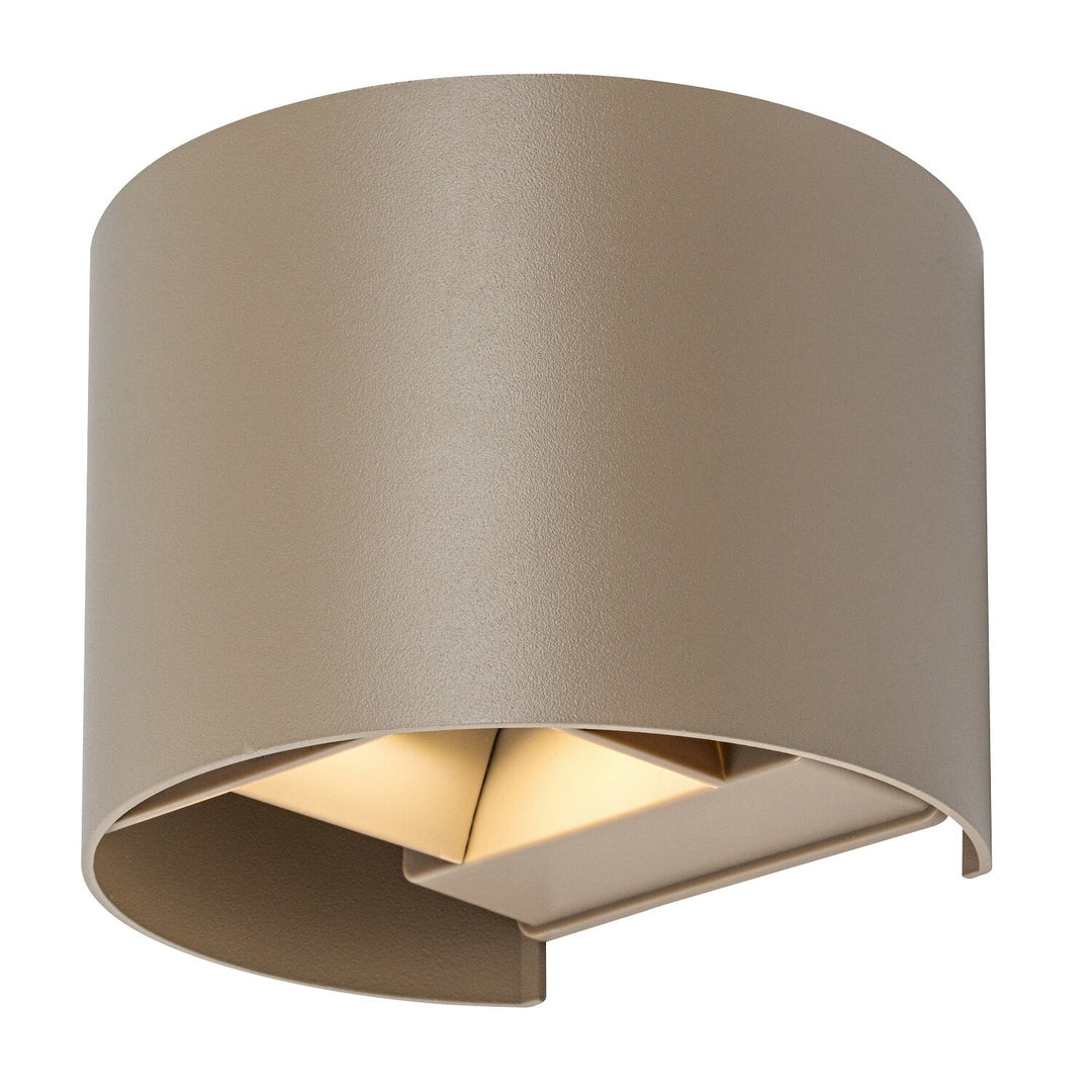 Vonkajšia nástenná lampa, Virna, LED 5 W, 420 lm, farba svetla 2700, 4000, 6500 K, IP54, šedo-béžová, 77217