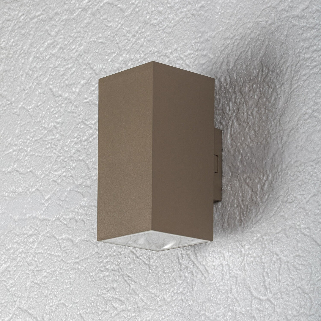 Vonkajšia nástenná svietidlo, Urfa, LED 18 W, 1800 lm, farba svetla 2700, 4000, 6500 K, výška 16 cm, IP65, šedo-béžová, 77215