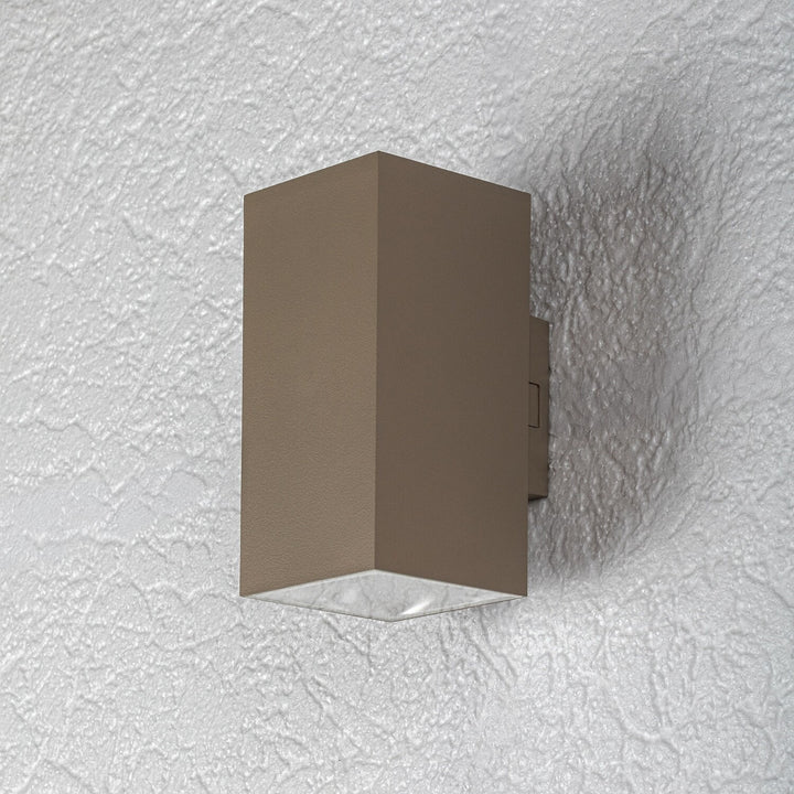 Vonkajšia nástenná svietidlo, Urfa, LED 18 W, 1800 lm, farba svetla 2700, 4000, 6500 K, výška 16 cm, IP65, šedo-béžová, 77215