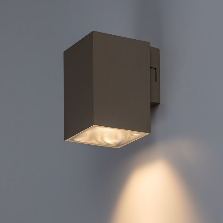 Vonkajšia nástenná svietidlo, Urfa, LED 9 W, 900 lm, farba svetla 2700, 4000, 6500 K, výška 11,5 cm, IP65, šedo-béžová, 77216