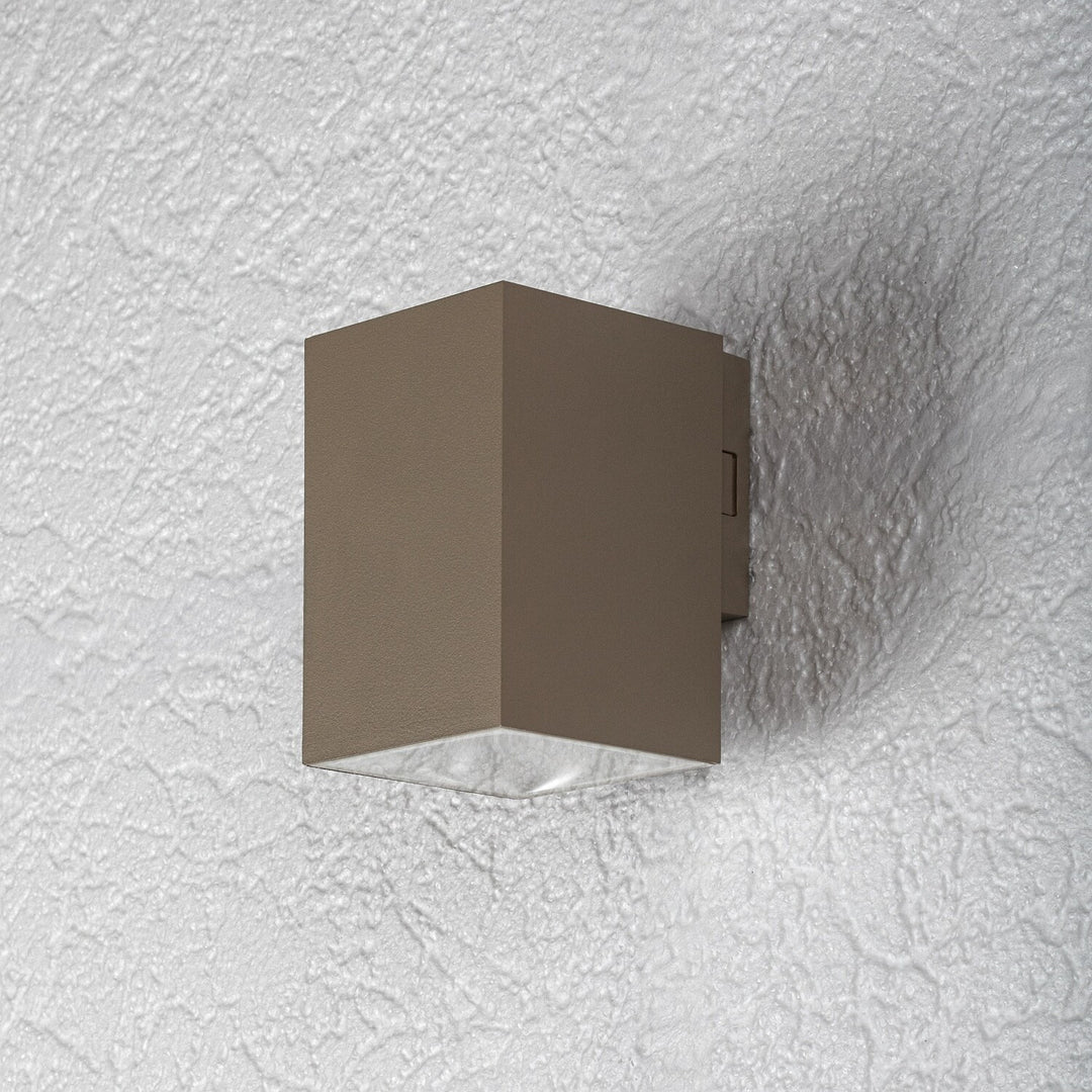 Vonkajšia nástenná svietidlo, Urfa, LED 9 W, 900 lm, farba svetla 2700, 4000, 6500 K, výška 11,5 cm, IP65, šedo-béžová, 77216