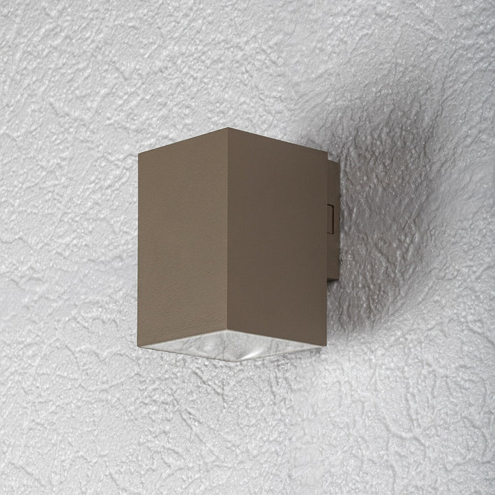 Vonkajšia nástenná svietidlo, Urfa, LED 9 W, 900 lm, farba svetla 2700, 4000, 6500 K, výška 11,5 cm, IP65, šedo-béžová, 77216