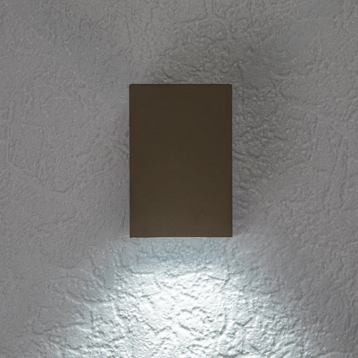 Vonkajšia nástenná svietidlo, Urfa, LED 9 W, 900 lm, farba svetla 2700, 4000, 6500 K, výška 11,5 cm, IP65, šedo-béžová, 77216