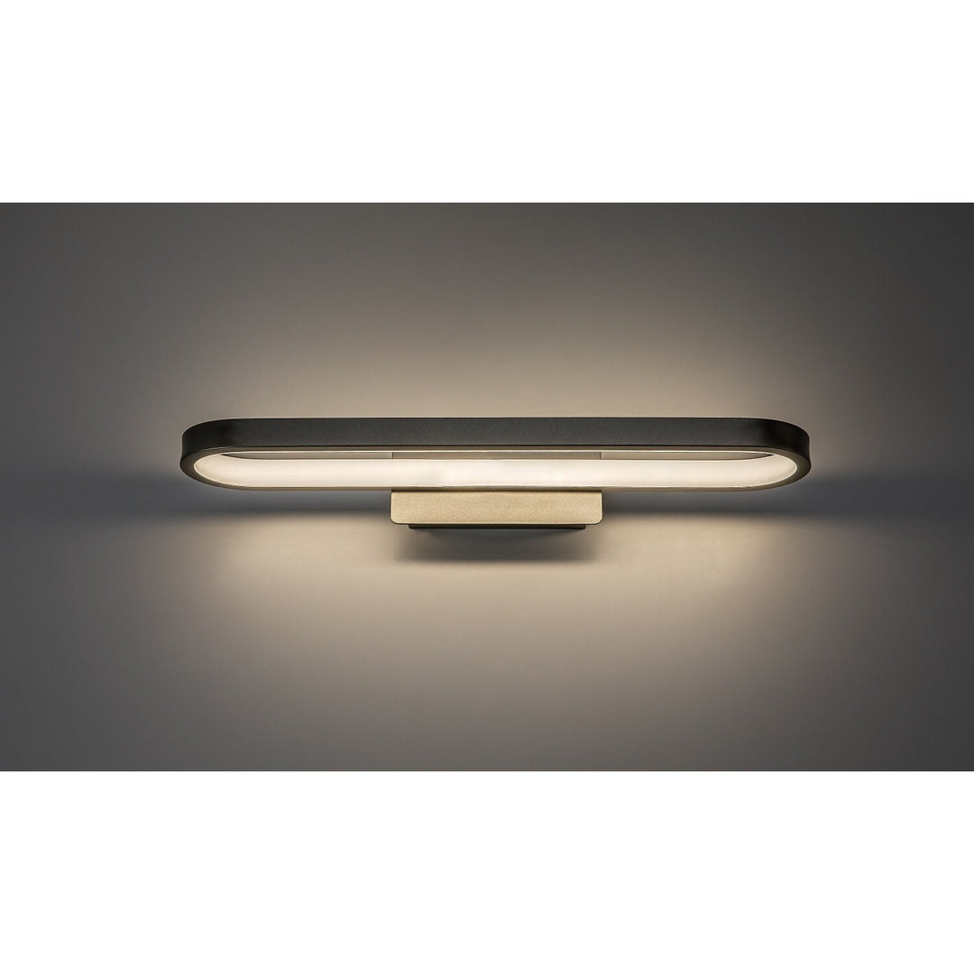 Kúpeľňová nástenná lampa, Odran, LED 15 W, 1200 lm, 4000 K, dĺžka 40 cm, farba gunmetal, IP44, 75114