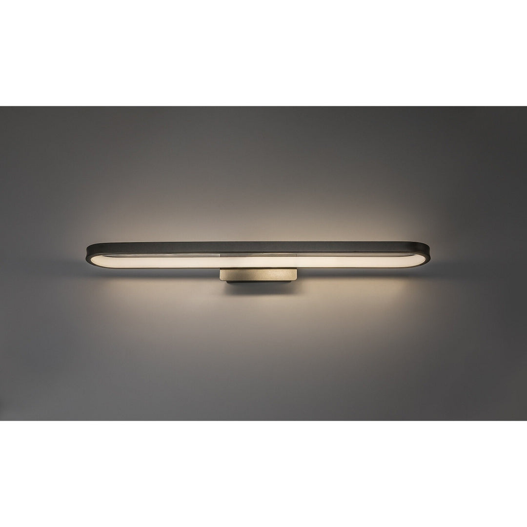 Kúpeľňová nástenná lampa, Odran, LED 18 W, 1350 lm, 4000 K, dĺžka 60 cm, farba gunmetal, IP44, 75115