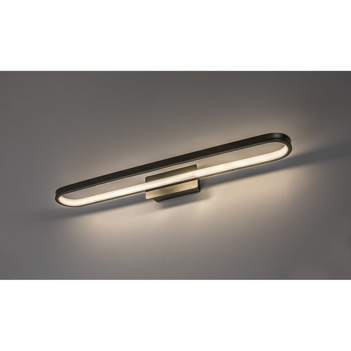 Kúpeľňová nástenná lampa, Odran, LED 18 W, 1350 lm, 4000 K, dĺžka 60 cm, farba gunmetal, IP44, 75115