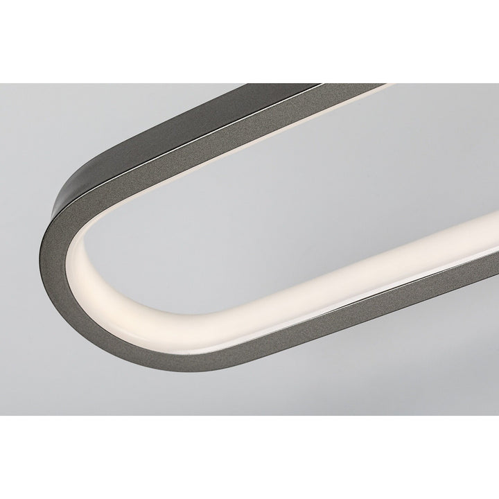 Kúpeľňová nástenná lampa, Odran, LED 18 W, 1350 lm, 4000 K, dĺžka 60 cm, farba gunmetal, IP44, 75115