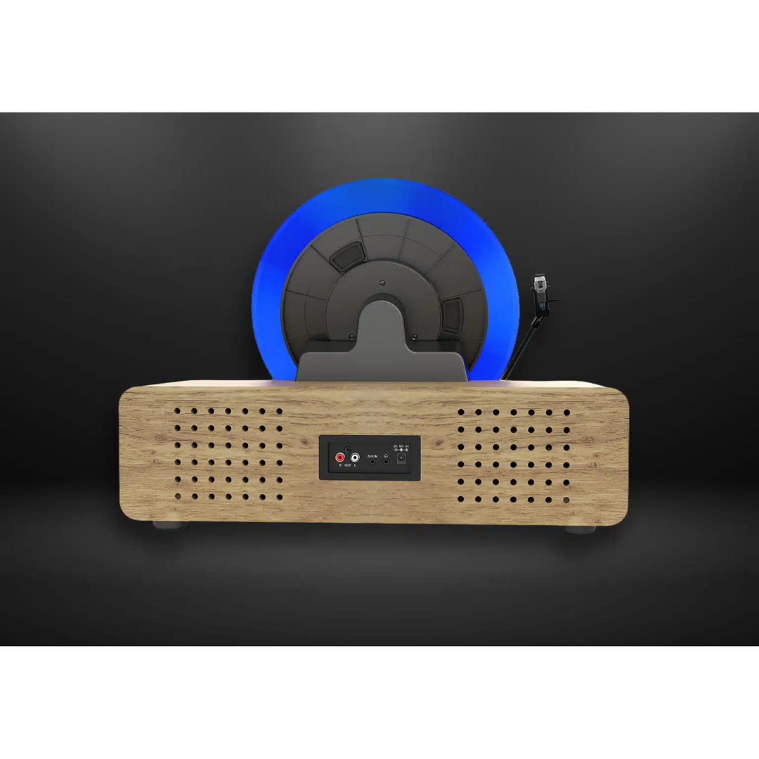 Automatický gramofón na vinylové platne Blaupunkt, vertikálny, BT, USB, s hlavicou Audio-Technica, podporuje platne s priemerom 7" a 12", Varsovia VT200BT