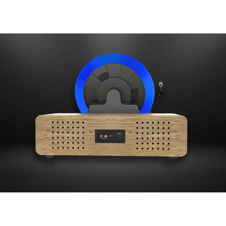 Automatický gramofón na vinylové platne Blaupunkt, vertikálny, BT, USB, s hlavicou Audio-Technica, podporuje platne s priemerom 7" a 12", Varsovia VT200BT