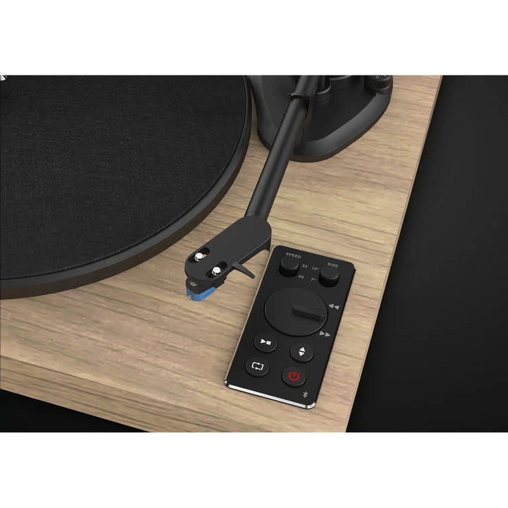 Automatický gramofón na vinylové platne Blaupunkt, BT, USB, s hlavicou Audio-Technica, podporuje platne s priemerom 7" a 12", Varsovia AT100BT