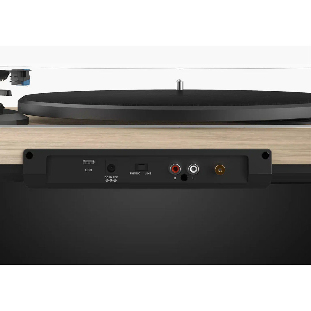 Automatický gramofón na vinylové platne Blaupunkt, BT, USB, s hlavicou Audio-Technica, podporuje platne s priemerom 7" a 12", Varsovia AT100BT