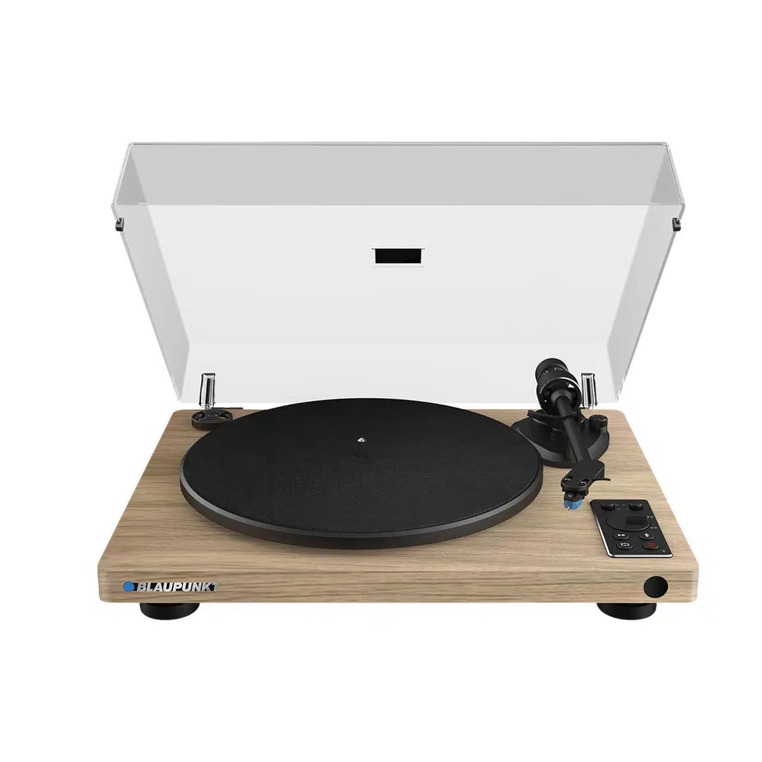 Automatický gramofón na vinylové platne Blaupunkt, BT, USB, s hlavicou Audio-Technica, podporuje platne s priemerom 7" a 12", Varsovia AT100BT