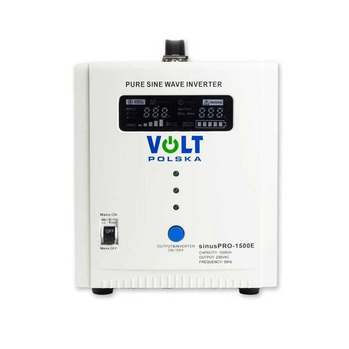 Núdzový napájací zdroj Sinus Pro 1500 E, 12/230 V, trvalý výkon 1050 W, celkový výkon 1500 VA, 3SP091512E