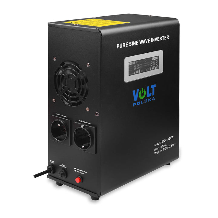 Núdzový napájací zdroj Sinus Pro 1000 W, 12/230 V, trvalý výkon 700 W, celkový výkon 1000 VA, 3SP100012W