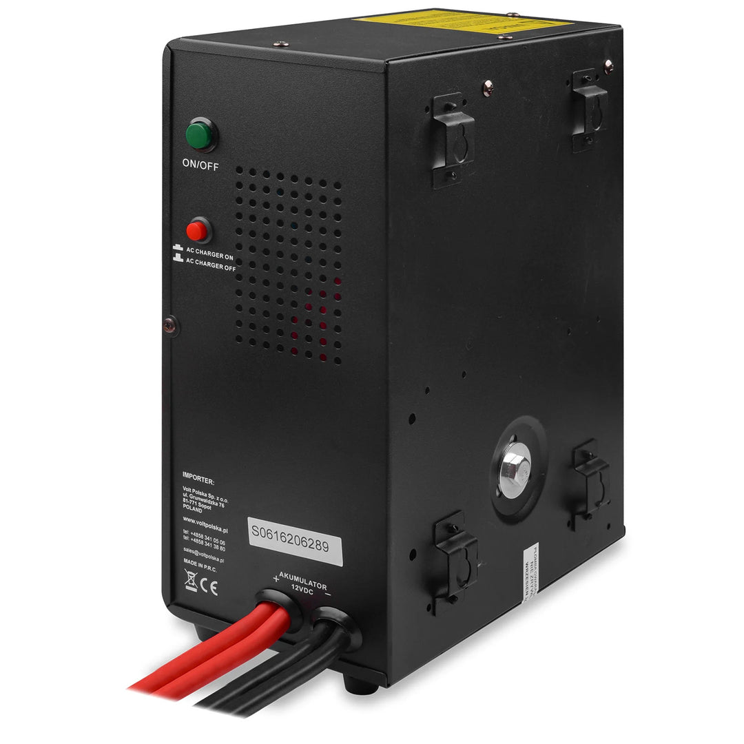 Núdzový napájací zdroj Sinus Pro 1000 W, 12/230 V, trvalý výkon 700 W, celkový výkon 1000 VA, 3SP100012W