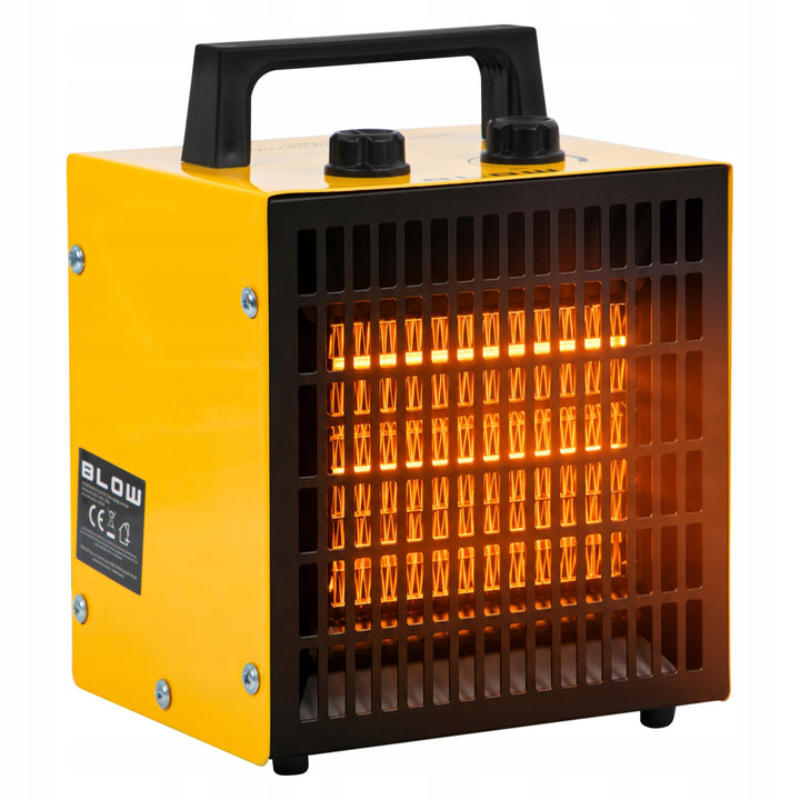 Ohrievač Blow, výkon 2000 W, 2 stupne ohrevu, nastaviteľný termostat, ochrana proti prehriatiu, 44-904#