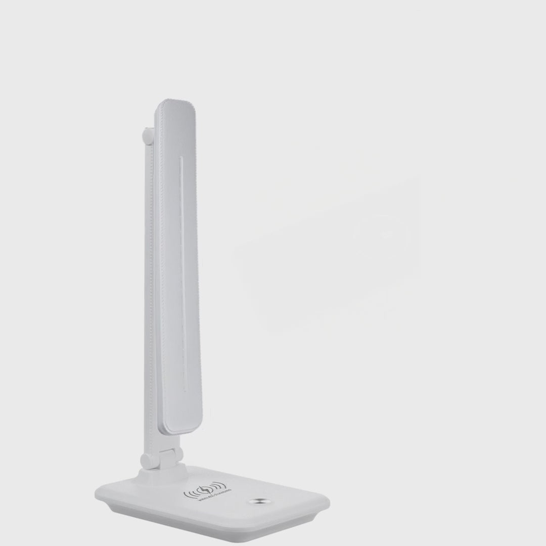 Stmievateľná stolová LED lampa Stolová lampa 9W s indukčnou nabíjačkou Qi