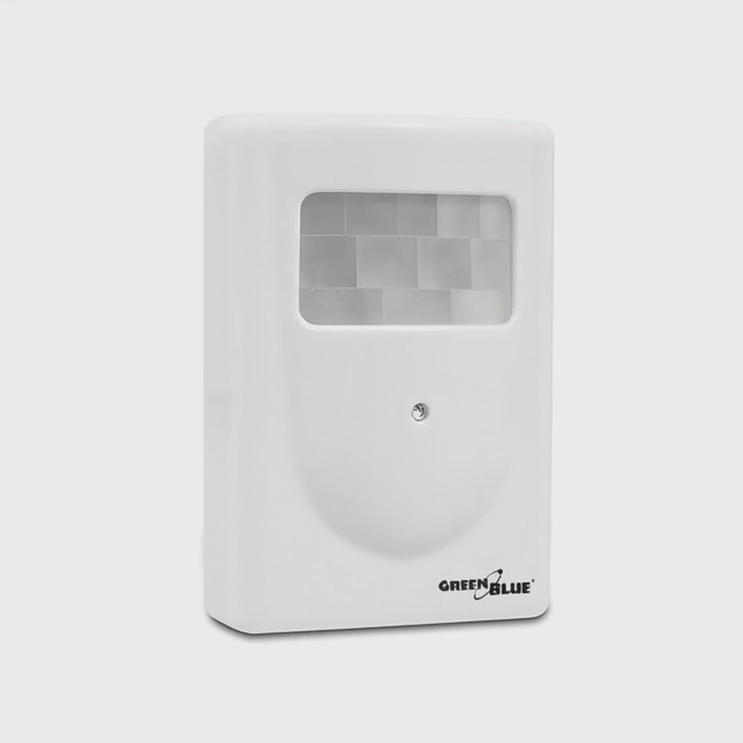 Bezdrôtový Mini ALARM detektor vstupu so snímačom pohybu GB3400 vstup GreenBlue