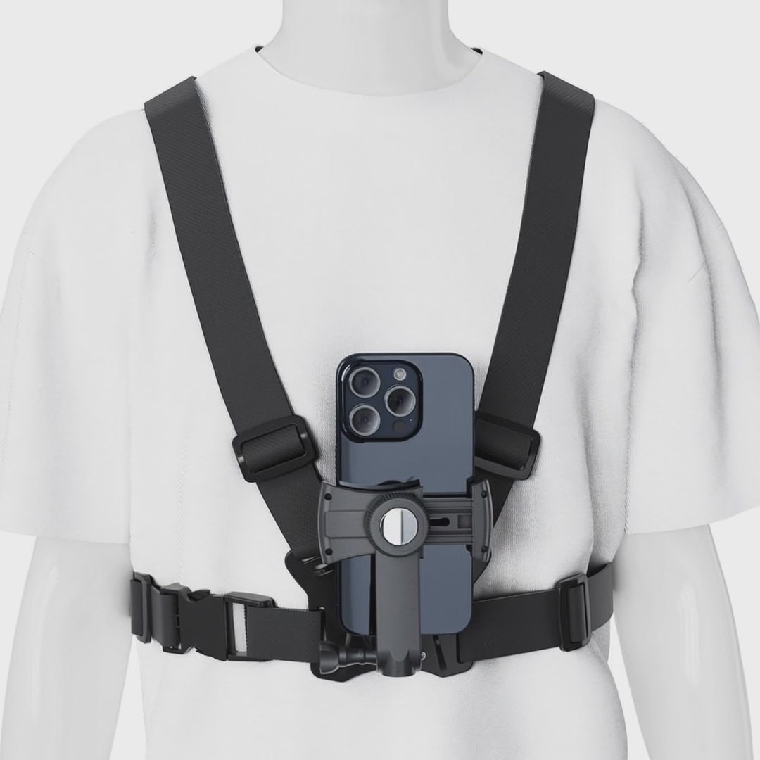 Športový postroj Maclean Phone Harness, univerzálny, pre telefón, fotoaparát, GoPro a iné kamery, otočný držiak, MC-294
