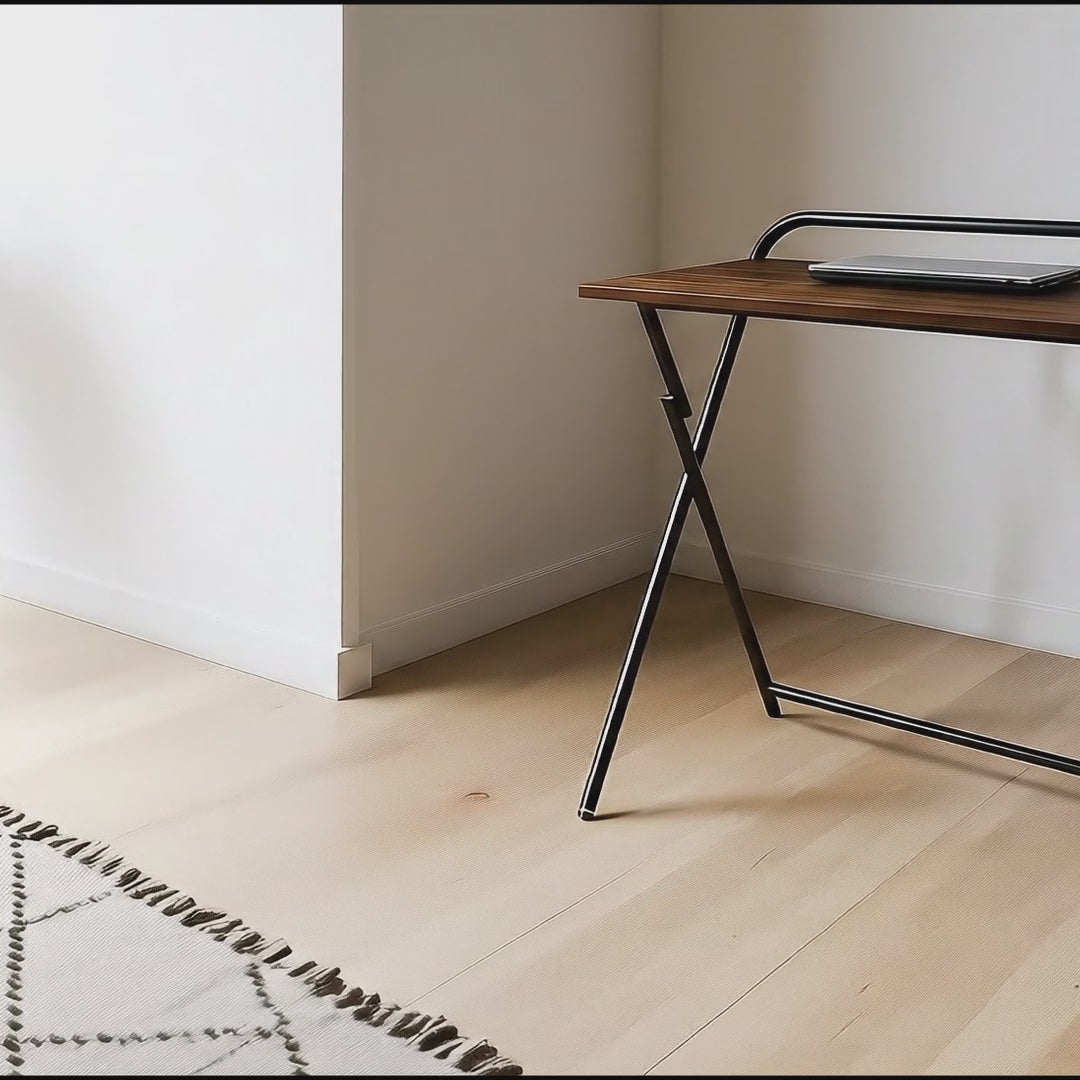 Multifunkčný stôl na notebook Maclean, čierny, vrchná doska 50x80 cm, max. 50 kg, MC-127 B