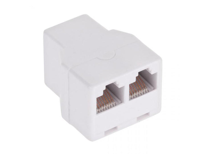 Nová továrenská zásuvka RJ45 - 2x rozdeľovač zásuviek