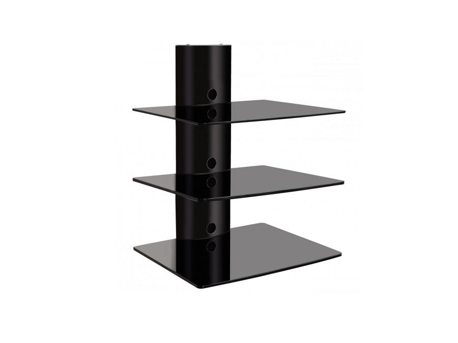 Trojitá polička pre DVD / tuner / konzolu D-51 Umelecké rozmery: 735 x 355 x 445 mm