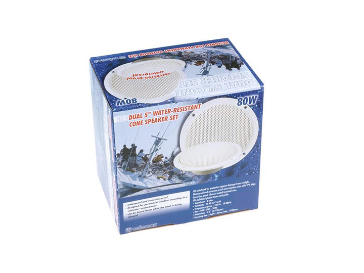 Vodotesné stropné reproduktory 80W 2 kusy VELLEMAN